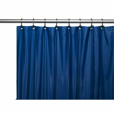 CARNATION HOME FASHIONS USC-3-09 3 Gauge Vinyl Shower Curtain Liner- Navy USC-3/09